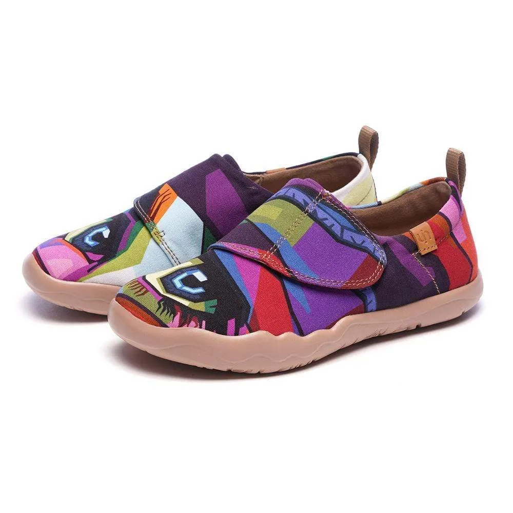 -Looking at You- Modern Art Painted Kids Casual Shoes