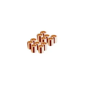 14K Rose Gold Crimp Tubes - 2mm x 2mm  (Sold in packs of 10))