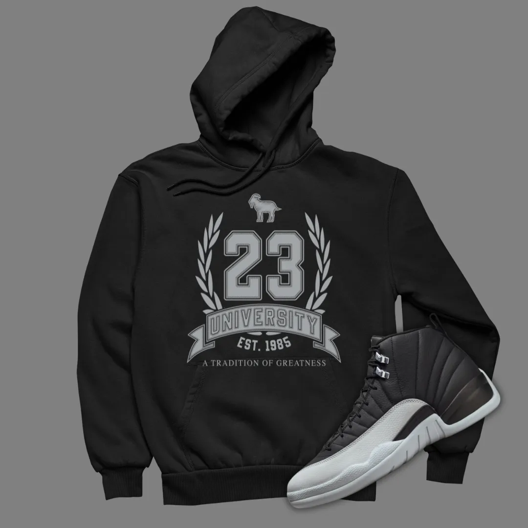 23 University Hoodie Matching Jordan 12 Barons