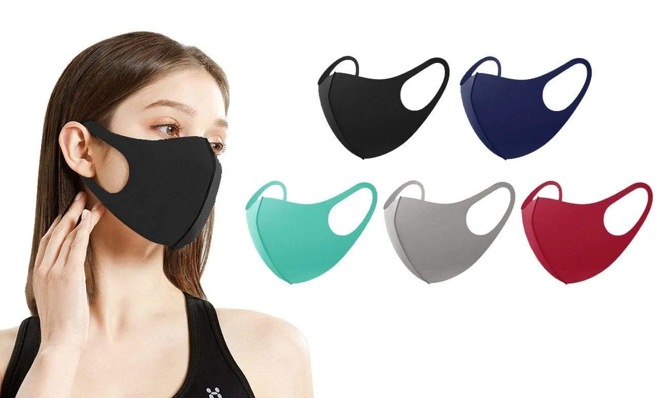 5 or 10-Pack Unisex Non-Medical Reusable Face Masks