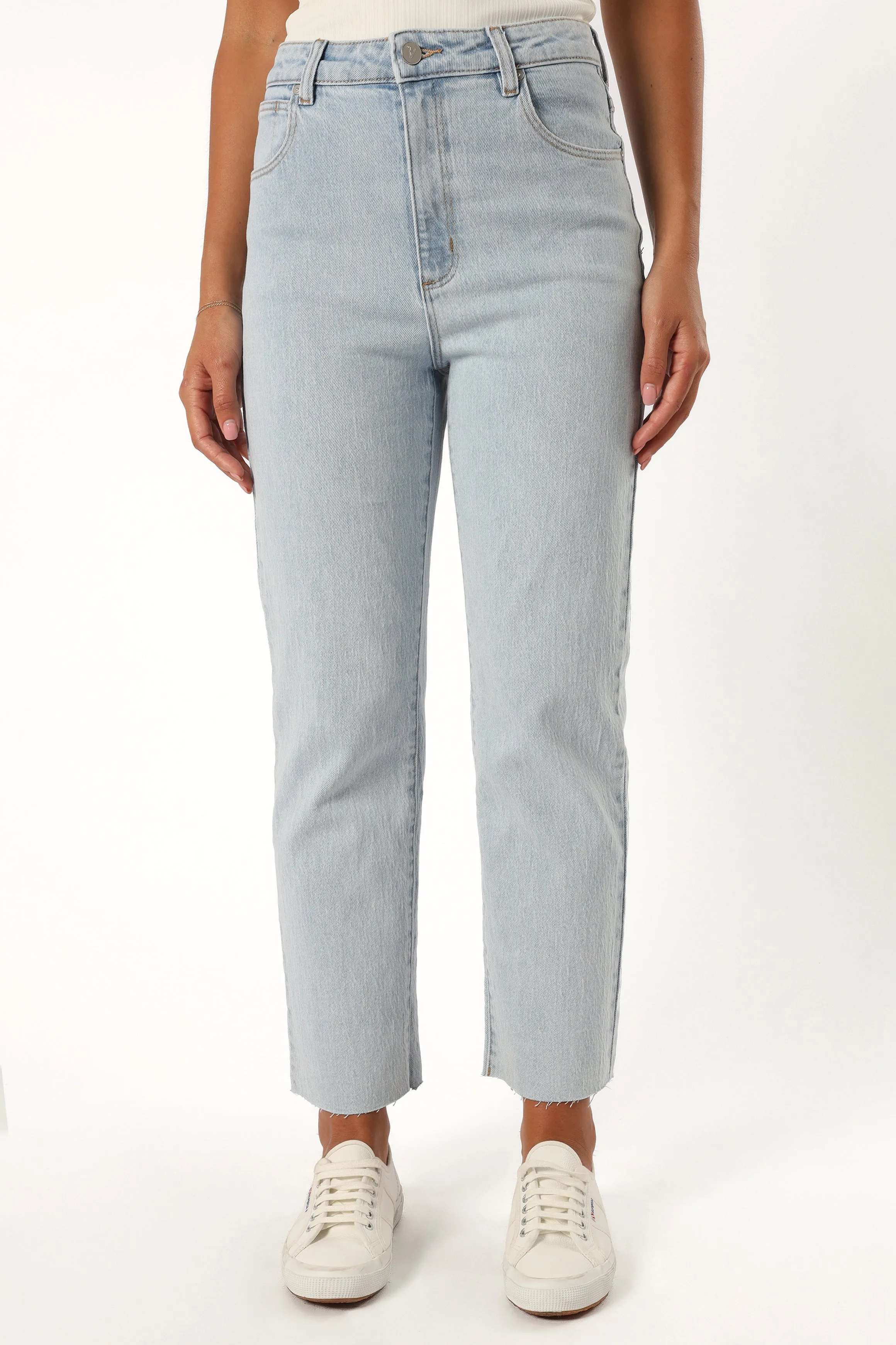 Abrand Venice Straight Jeans - Light Vintage Indigo