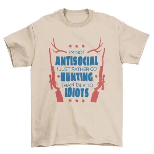 Antisocial Hunting t-shirt