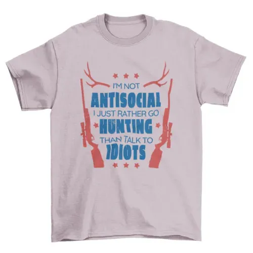 Antisocial Hunting t-shirt