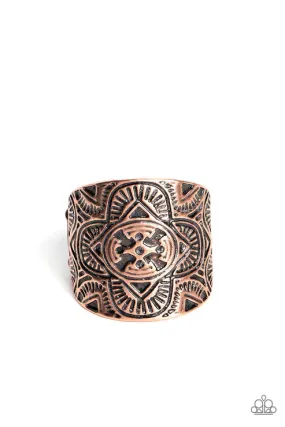 Argentine Arches Copper Ring - Paparazzi Accessories