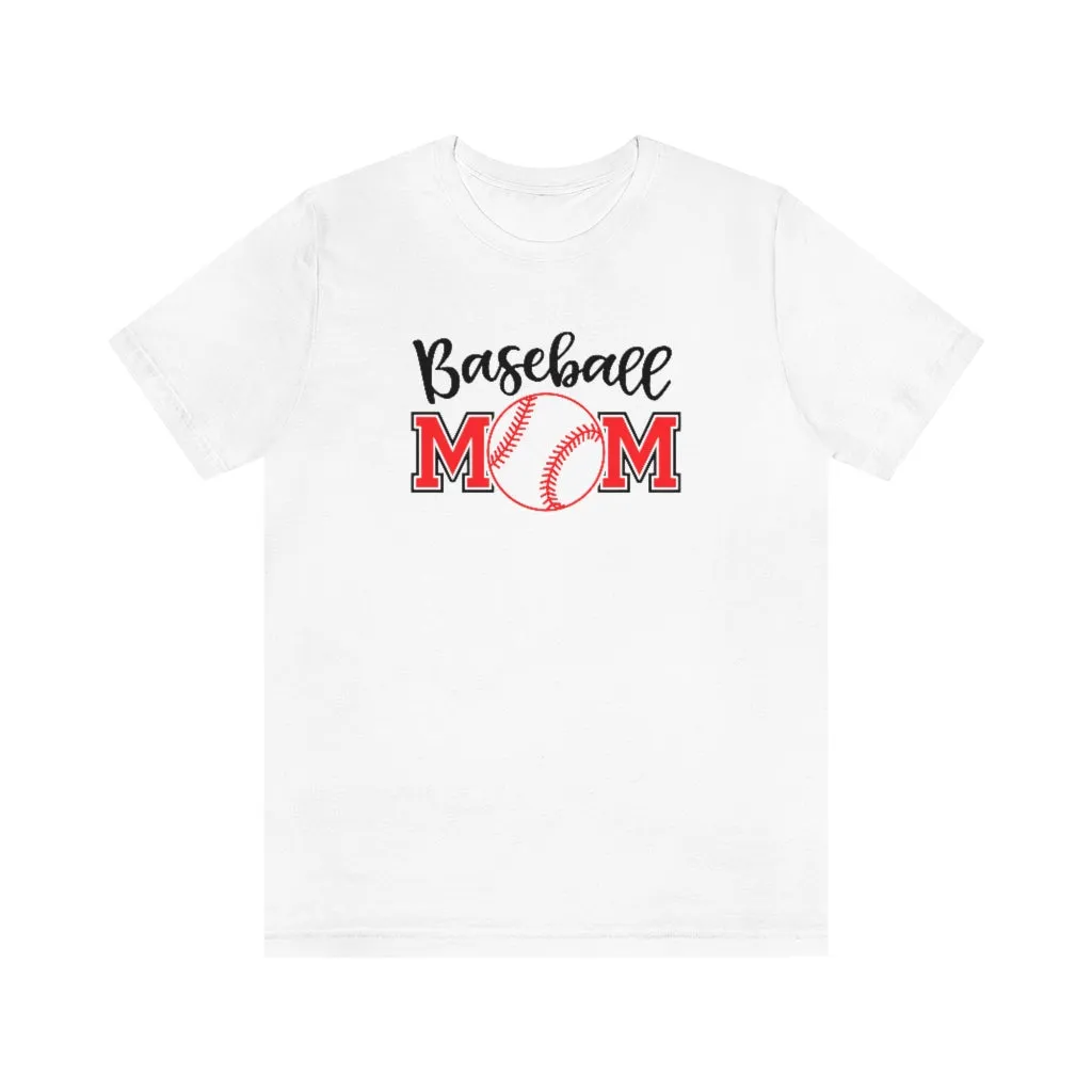 Baseball Mom Shirt with Baseball | Sports Mom Tee