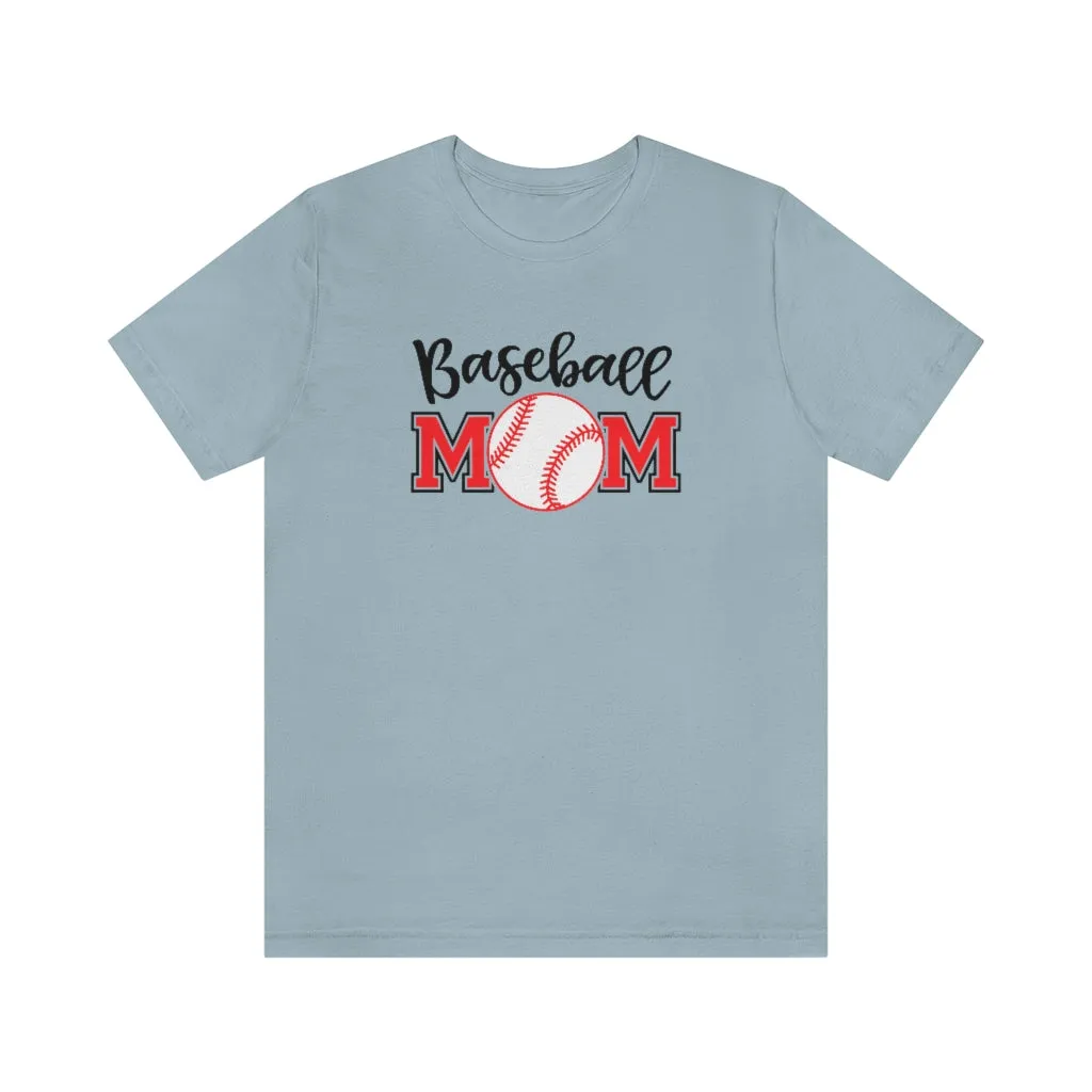 Baseball Mom Shirt with Baseball | Sports Mom Tee