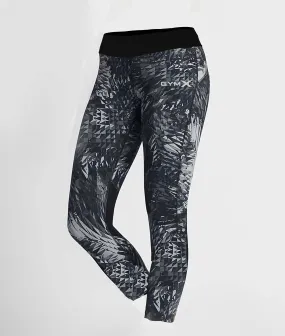 Black Mesh Capri Leggings- Sale