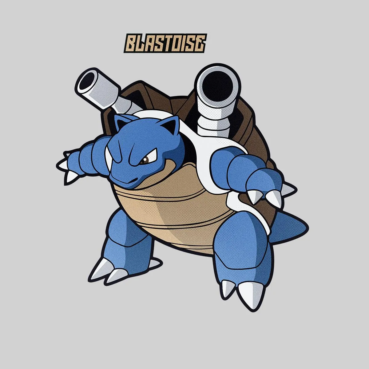 Blastoise Pokemon Go Adults T-Shirt Printed Manga Japan Birthday Gift Boys Top Unisex T-Shirt