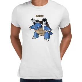 Blastoise Pokemon Go Adults T-Shirt Printed Manga Japan Birthday Gift Boys Top Unisex T-Shirt