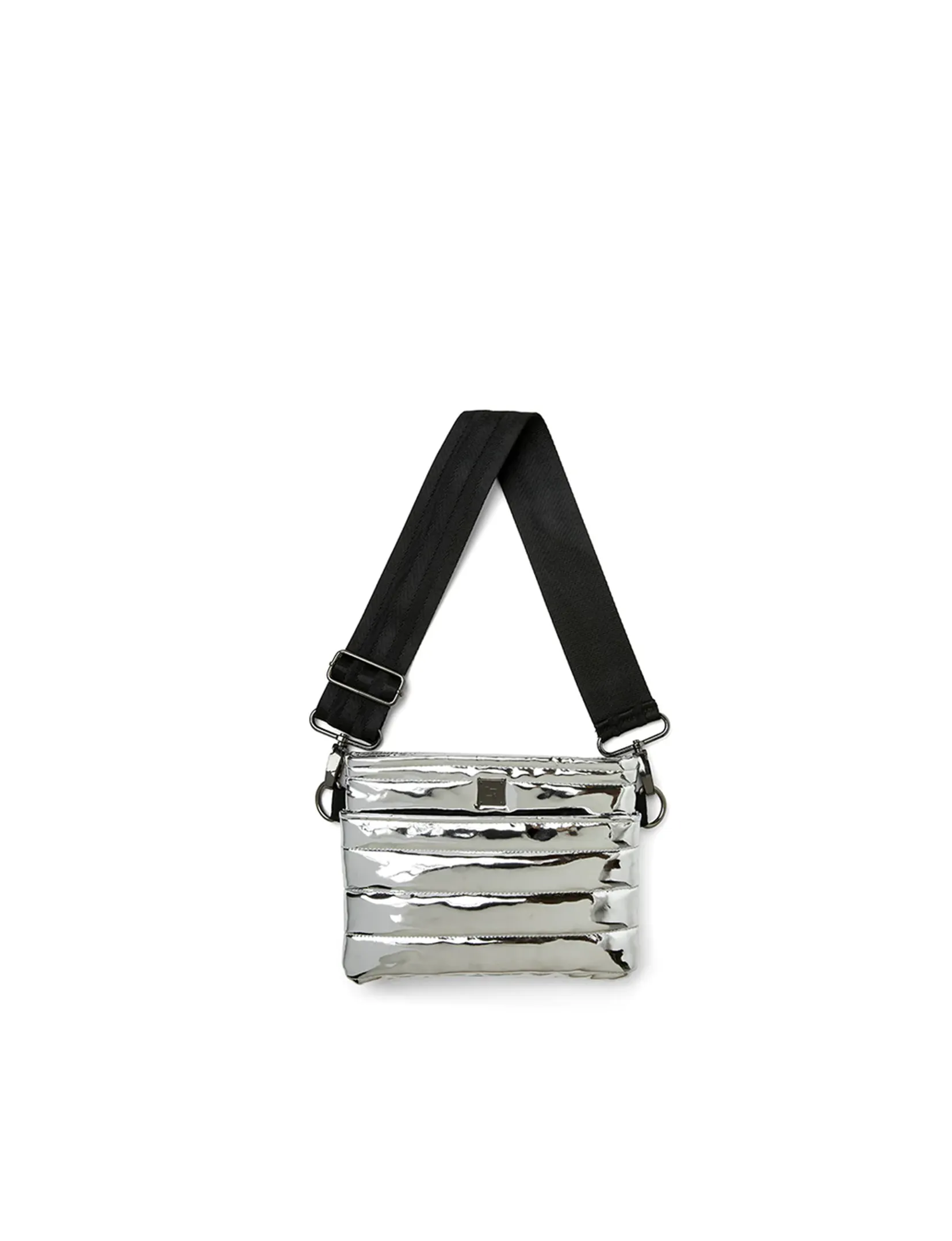 Bum Bag Crossbody, Silver Mirror