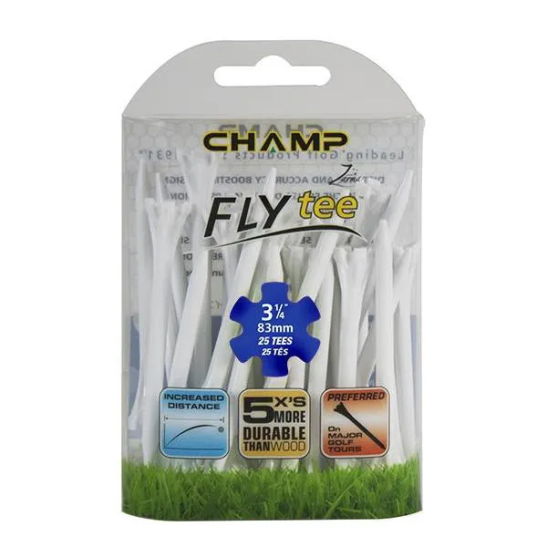 Champ Fly Tees 3.25 Plastic Golf Tees