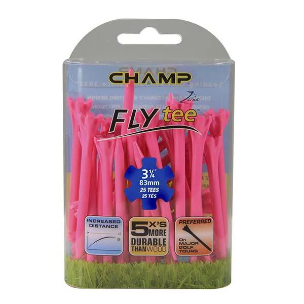 Champ Fly Tees 3.25 Plastic Golf Tees