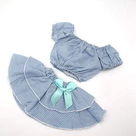 Clothes for doll Bow dress fit 18inch 43-45cm Baby Toy new born doll and American doll accessories