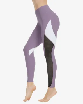 Color Blocking Mesh Leggings