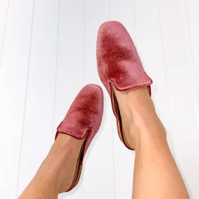 Corky's Spotlight Blush Velvet Slip on Shoes