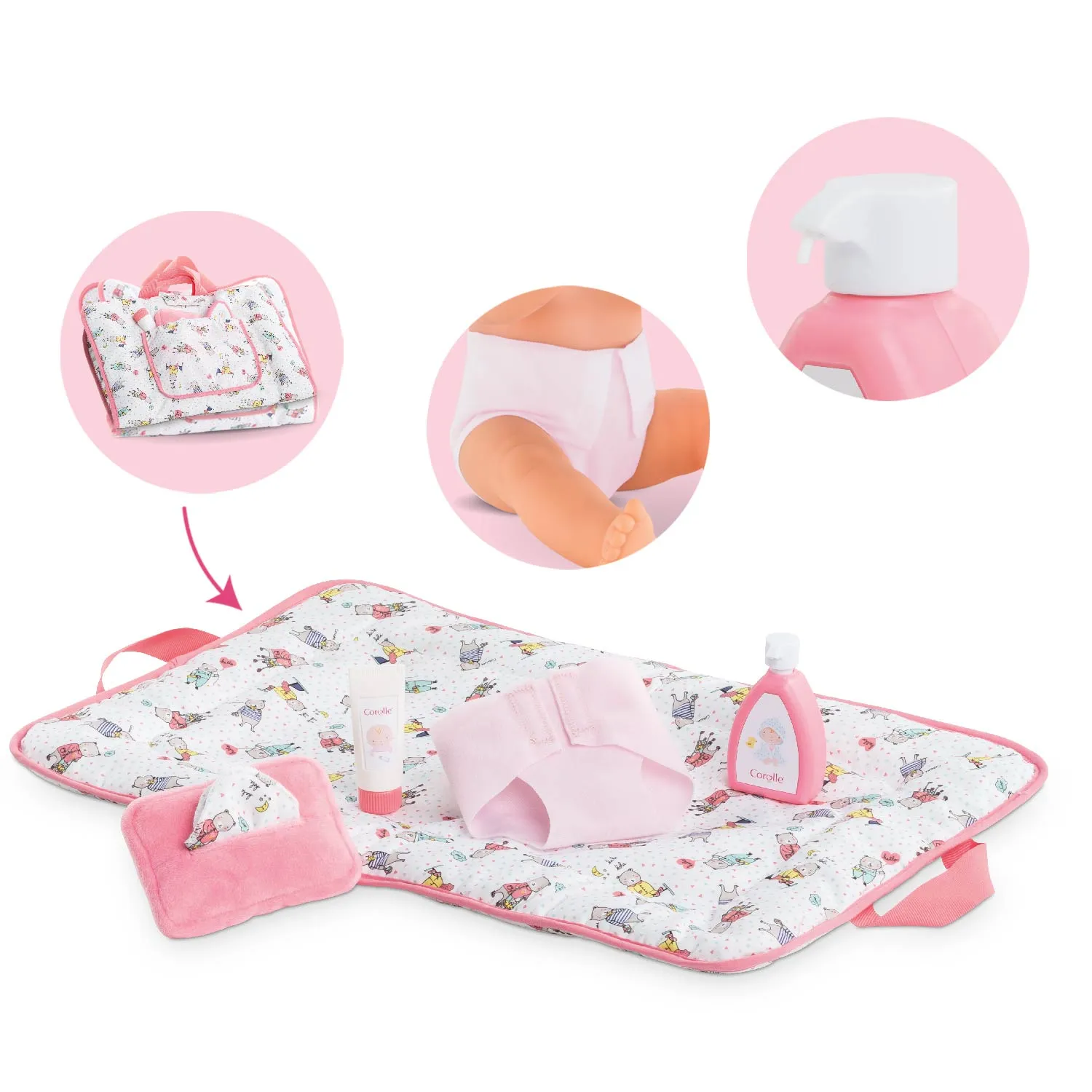 Corolle Changing Accessories Set for 14 & 17 Dolls