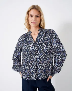 Crew Clothing - Honour Blouse - Blue Print