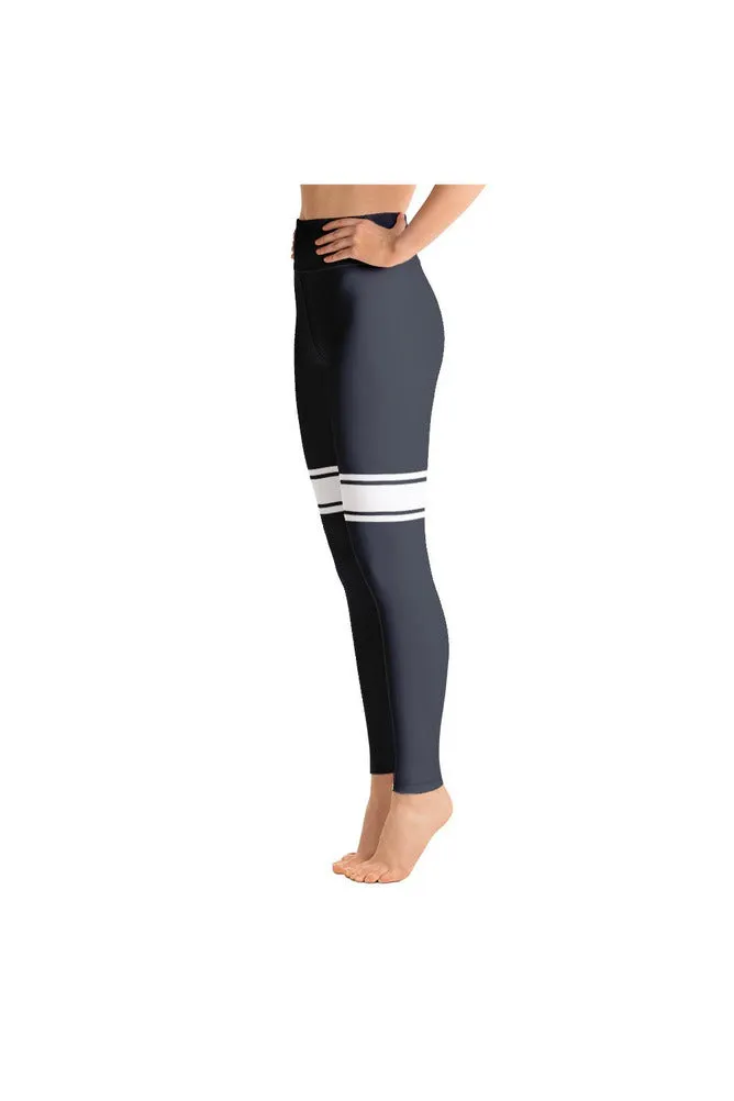 Eclipse Blue Sporty Yoga Leggings