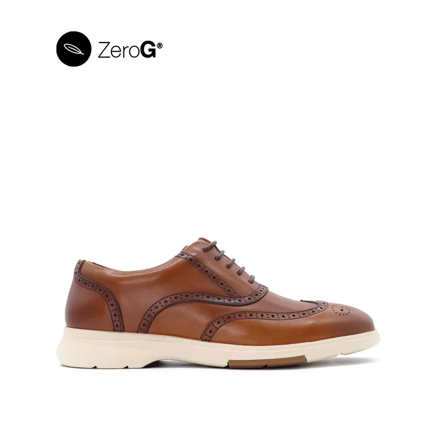 Edvin Lace Up WT Men's Shoes -  Deep Tan Leather