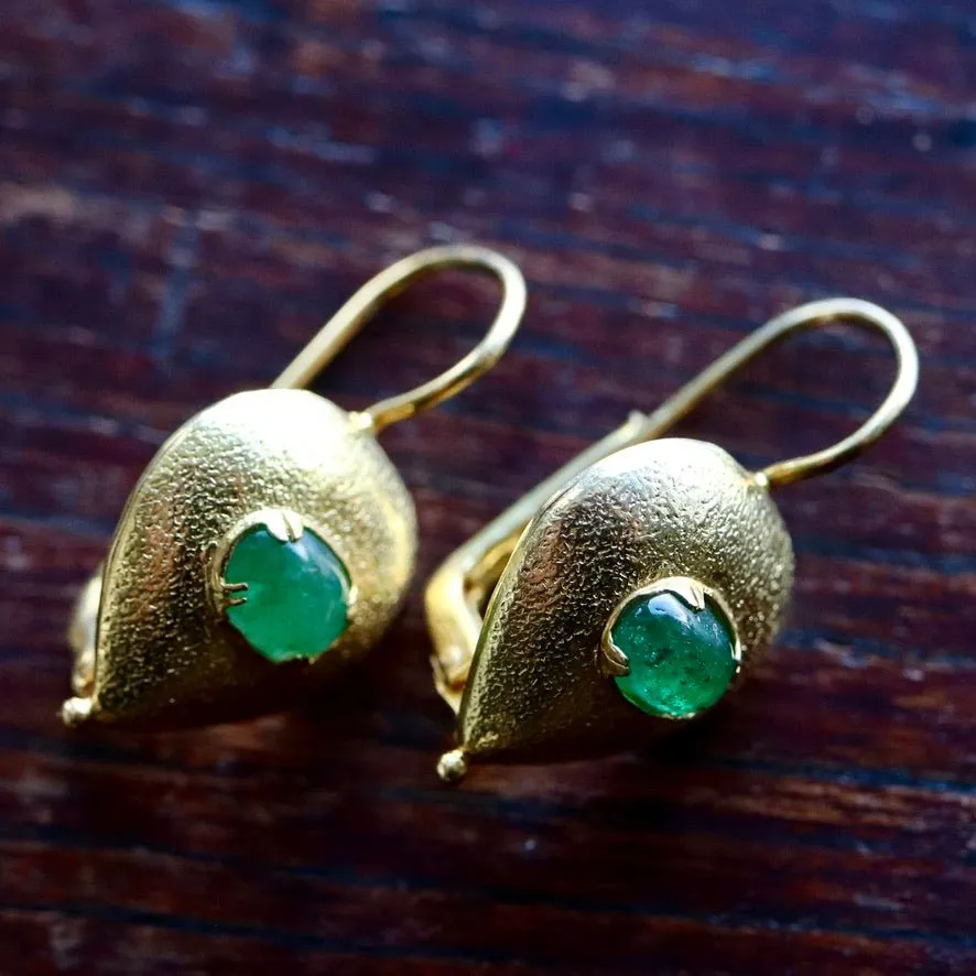 Evelina Emerald Earrings