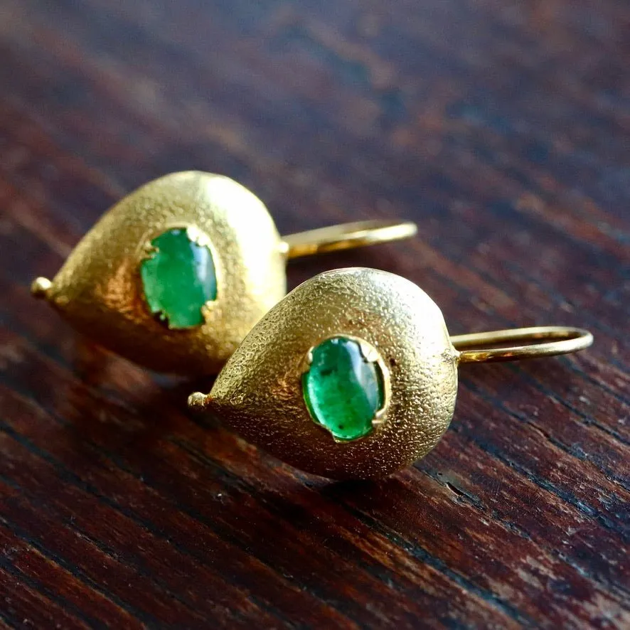 Evelina Emerald Earrings