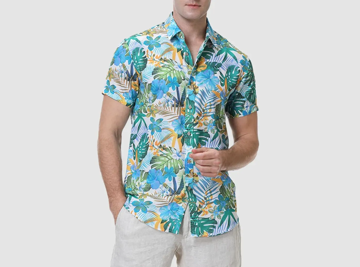 FitVille Men's Coastal Comfort Shirt