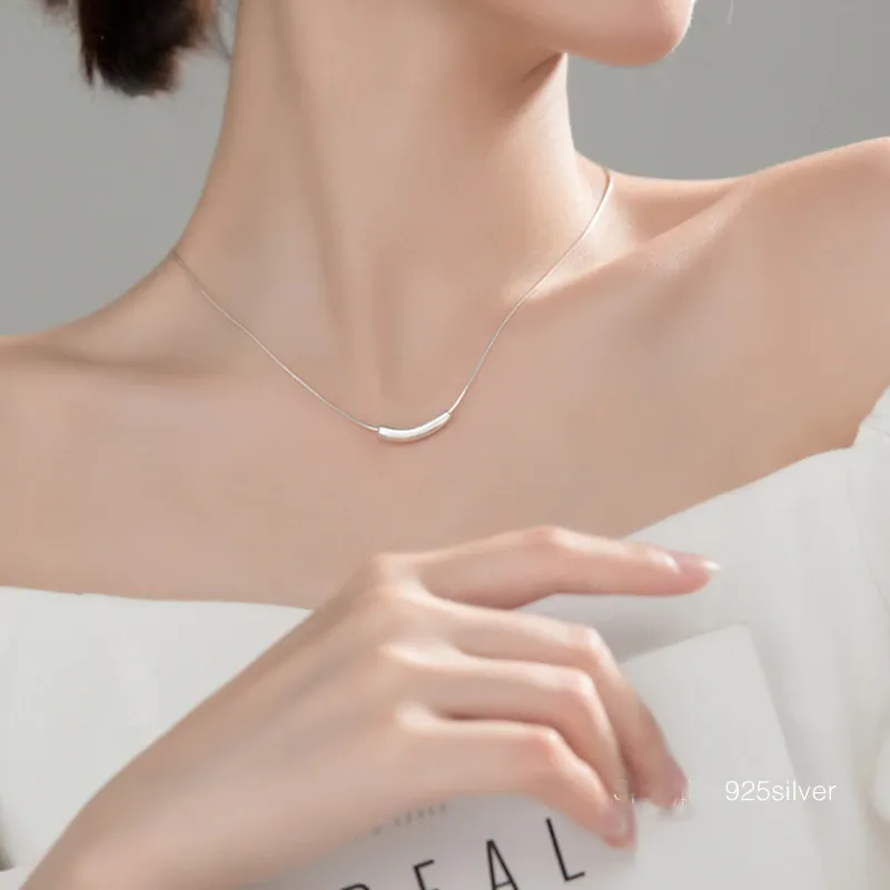 Fresh Accessories - Bar Sterling Silver Necklace