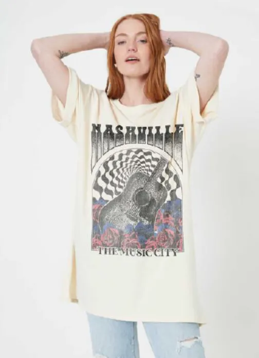 Girl Dangerous Nashville T Shirt Dress