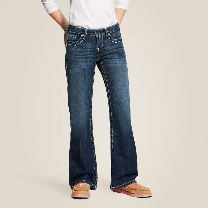 GIRLS ARIAT Style No. 10025984 Entwined Boot Cut Jean