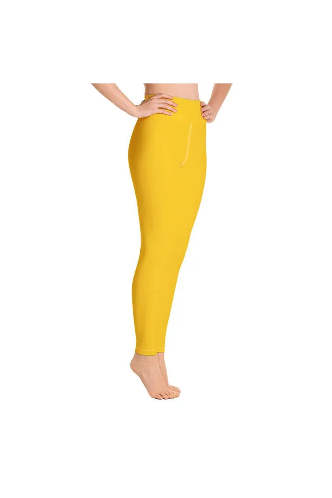 Golden Yellow Yoga Leggings