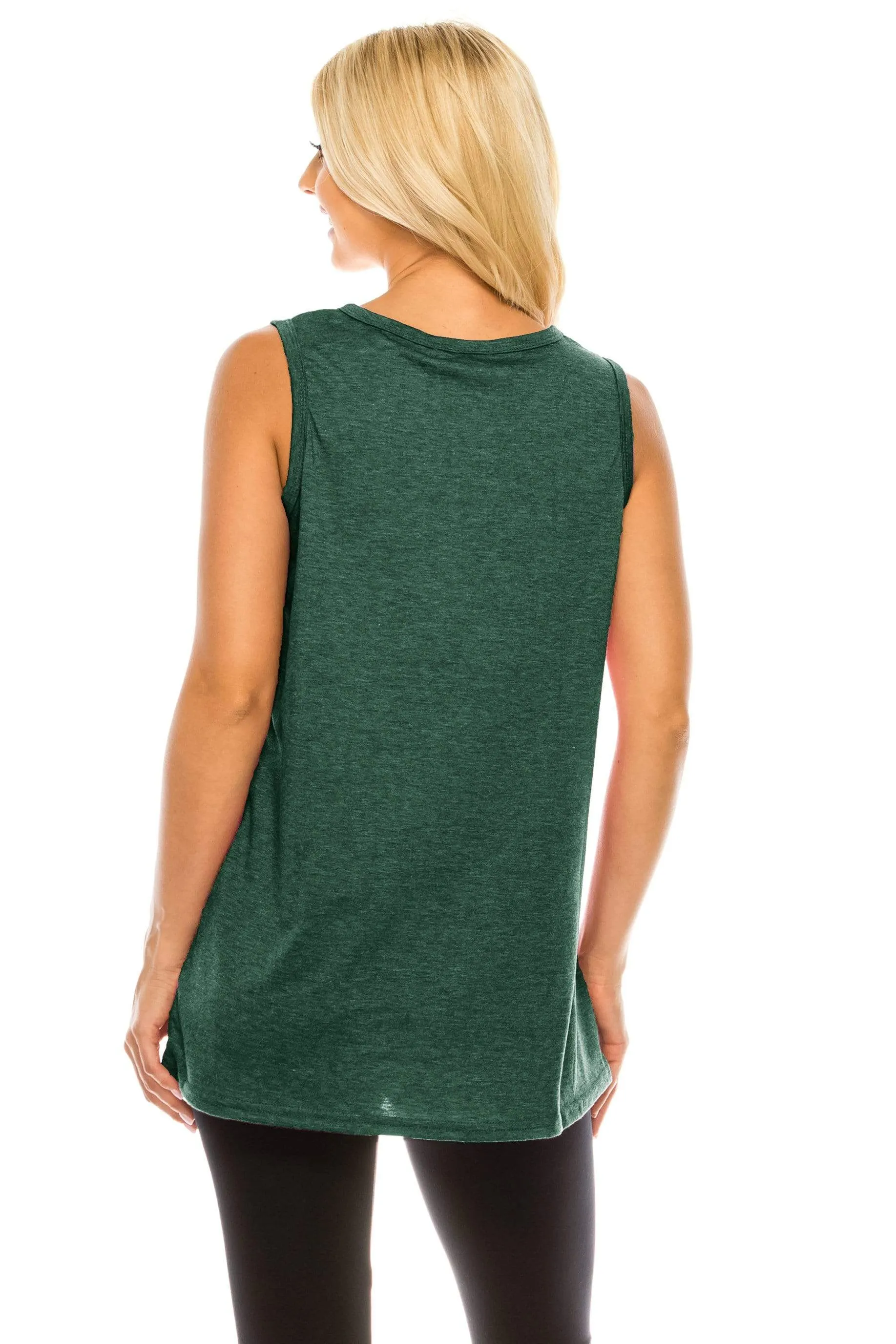 Haute Edition Women's Lazy Loose Fit Tank top. Plus size available