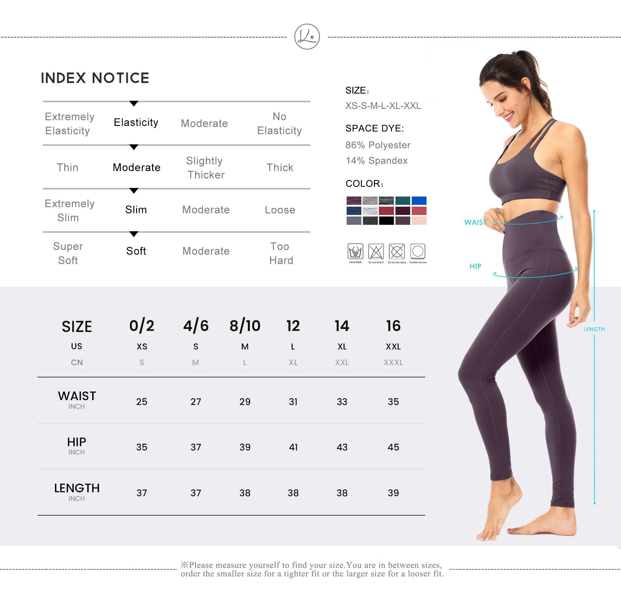 High Waist Tummy Yoga Leggings  60129