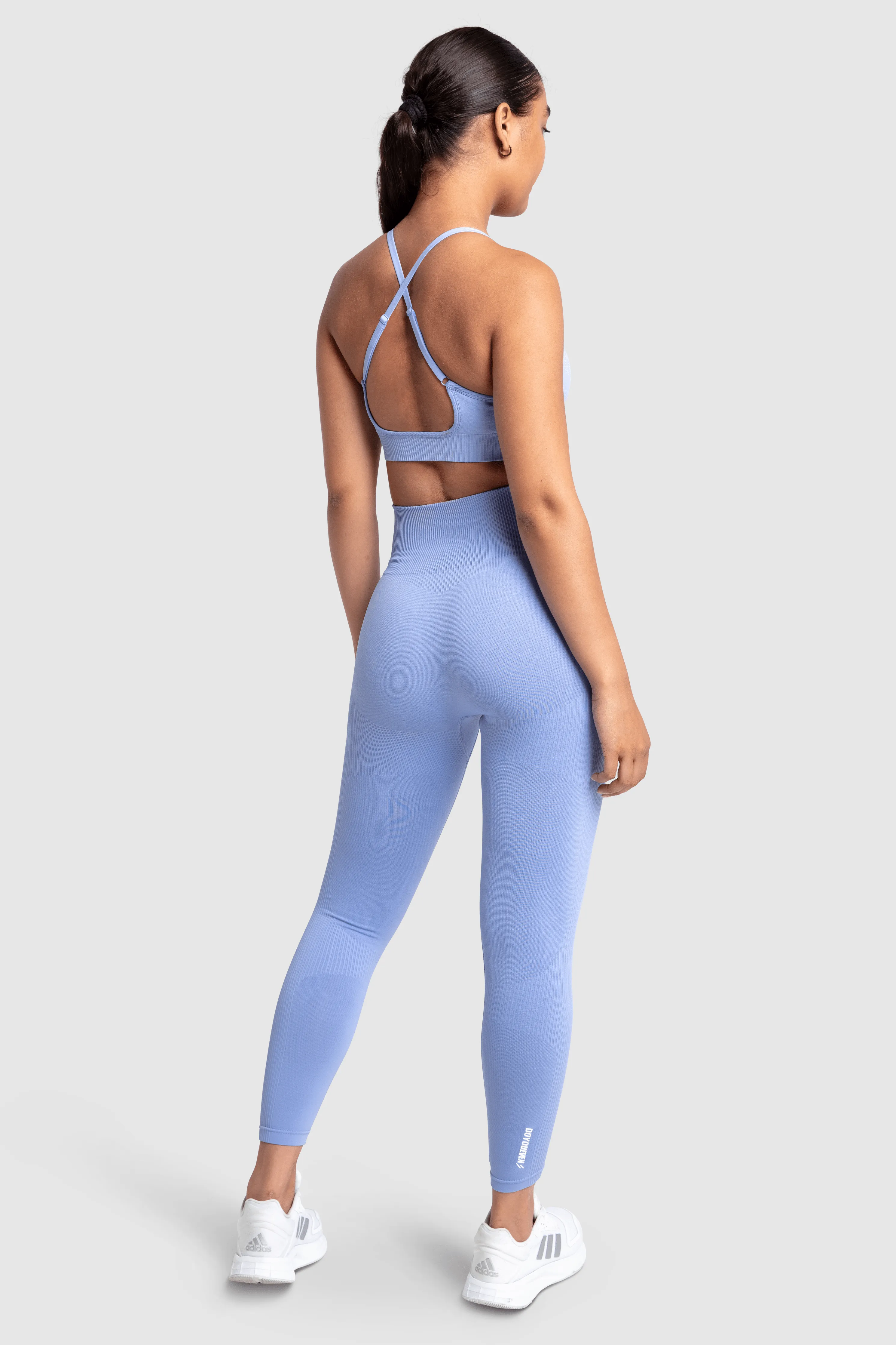 Impact Solid Leggings - Baby Blue