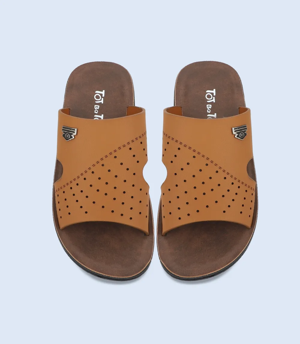 KB0189-TAN-Boys Slipper