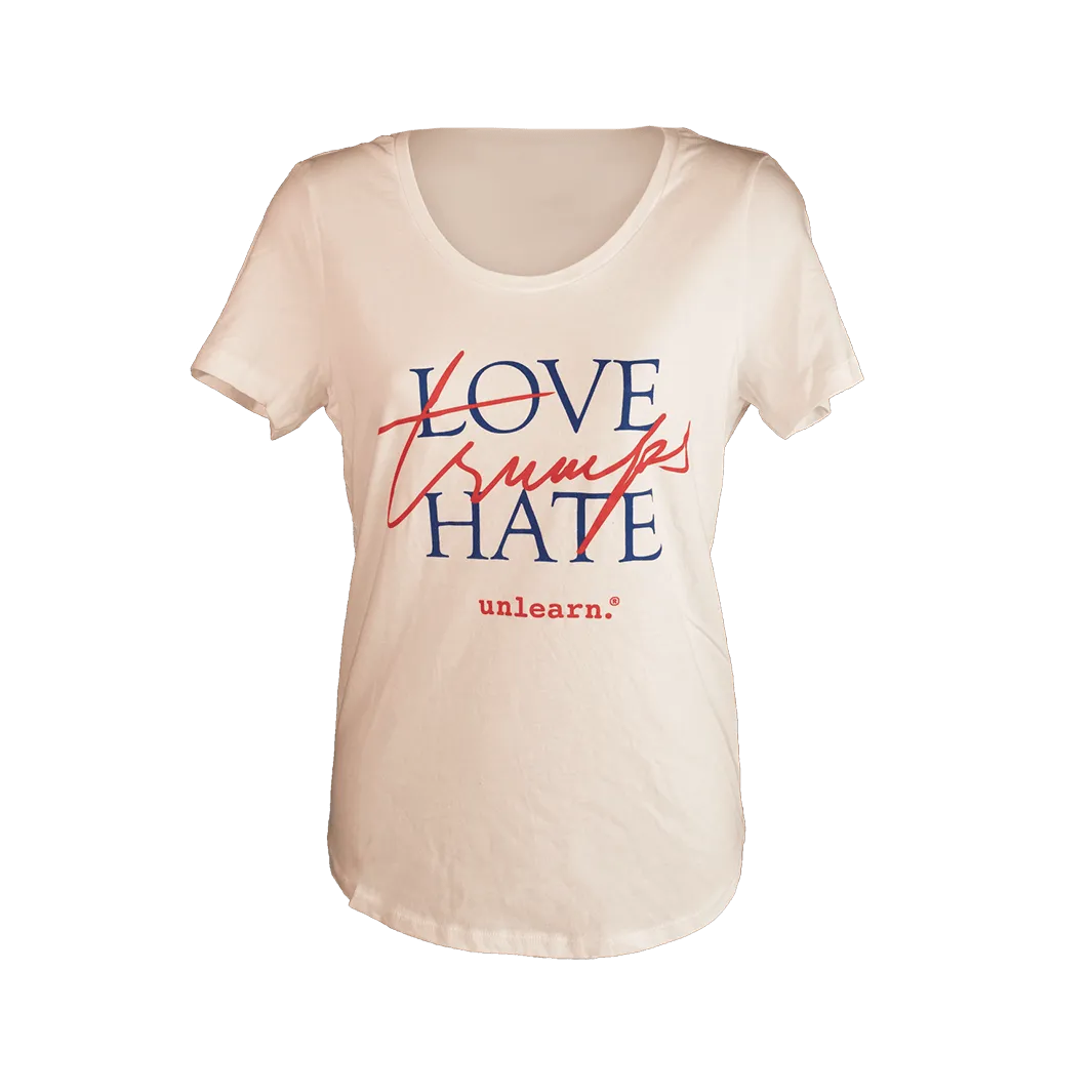 Love Trumps Hate - Scoop Neck T-shirt