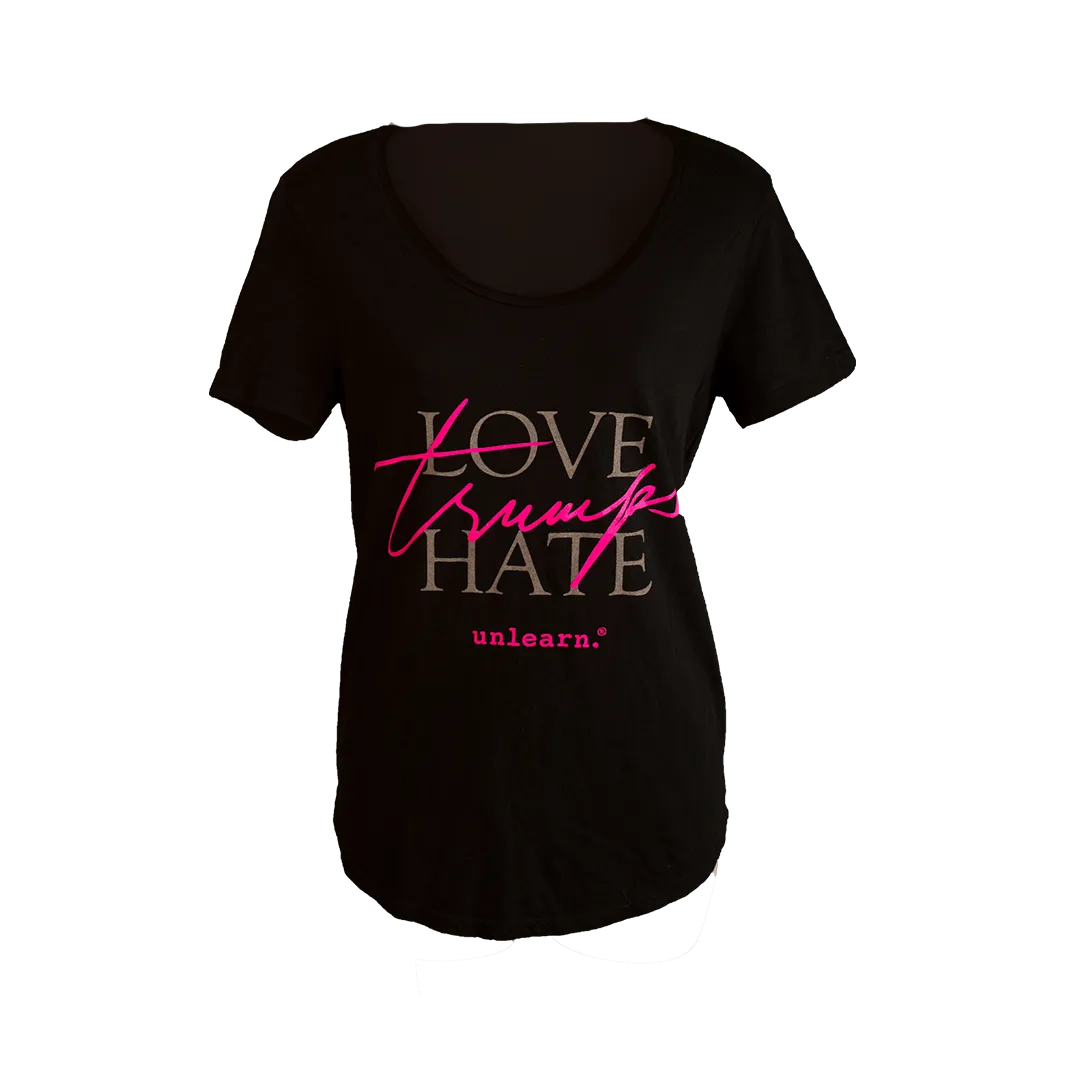 Love Trumps Hate - Scoop Neck T-shirt