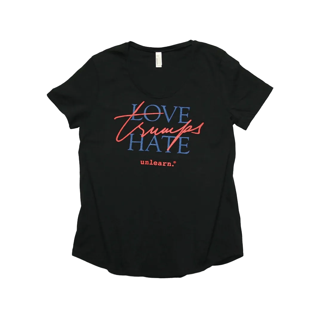 Love Trumps Hate - Scoop Neck T-shirt