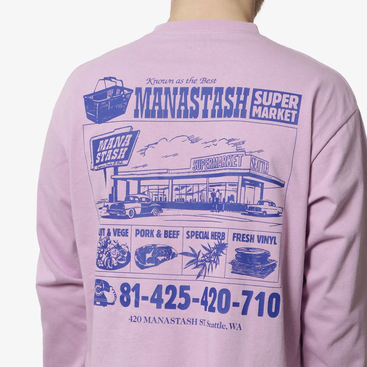 Manastash CiTee Long Sleeve Supermarket T-Shirt