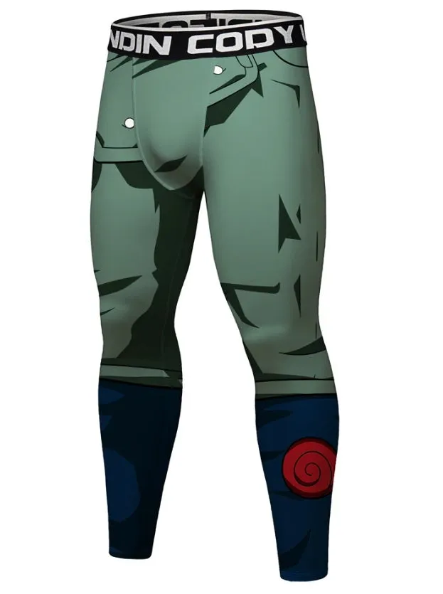 Men's Naruto 'Kakashi' Elite Leggings Compression Spats