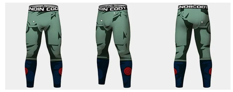 Men's Naruto 'Kakashi' Elite Leggings Compression Spats