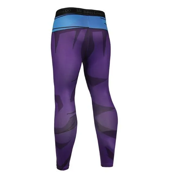 Men's Teen Gohan Armor Dragon Ball Z Leggings Compression Spats