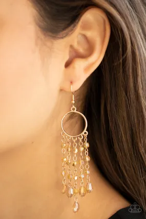 Paparazzi Accessories - Dazzling Delicious - Gold Earrings