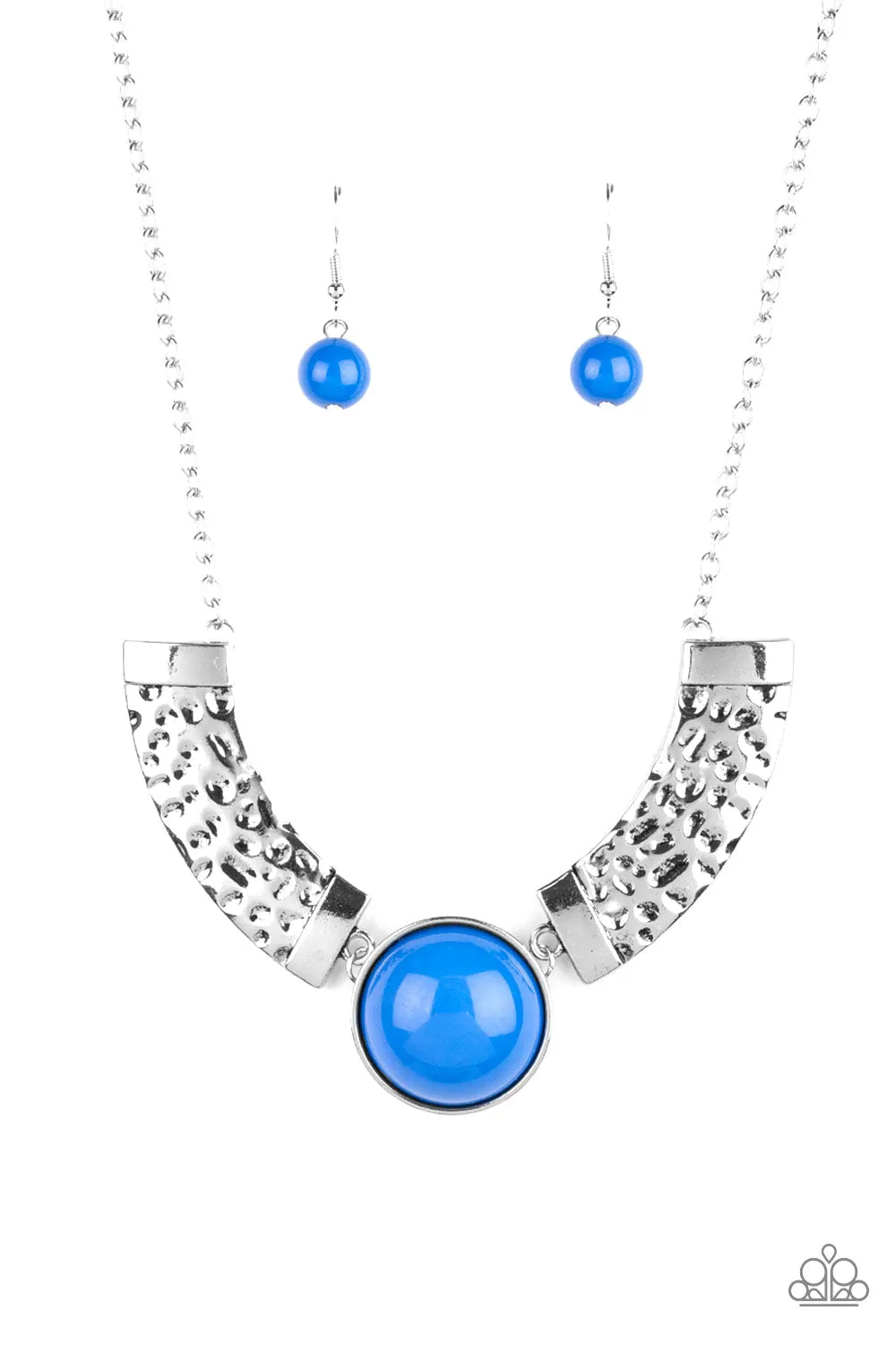 Paparazzi Accessories - Egyptian Spell - Blue Necklace