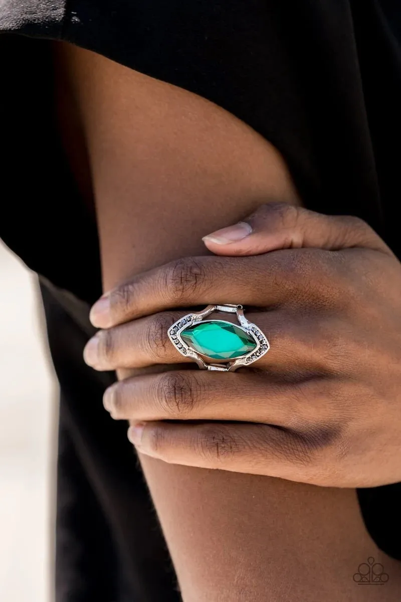 Paparazzi Accessories  - Leading Luster - Green Ring