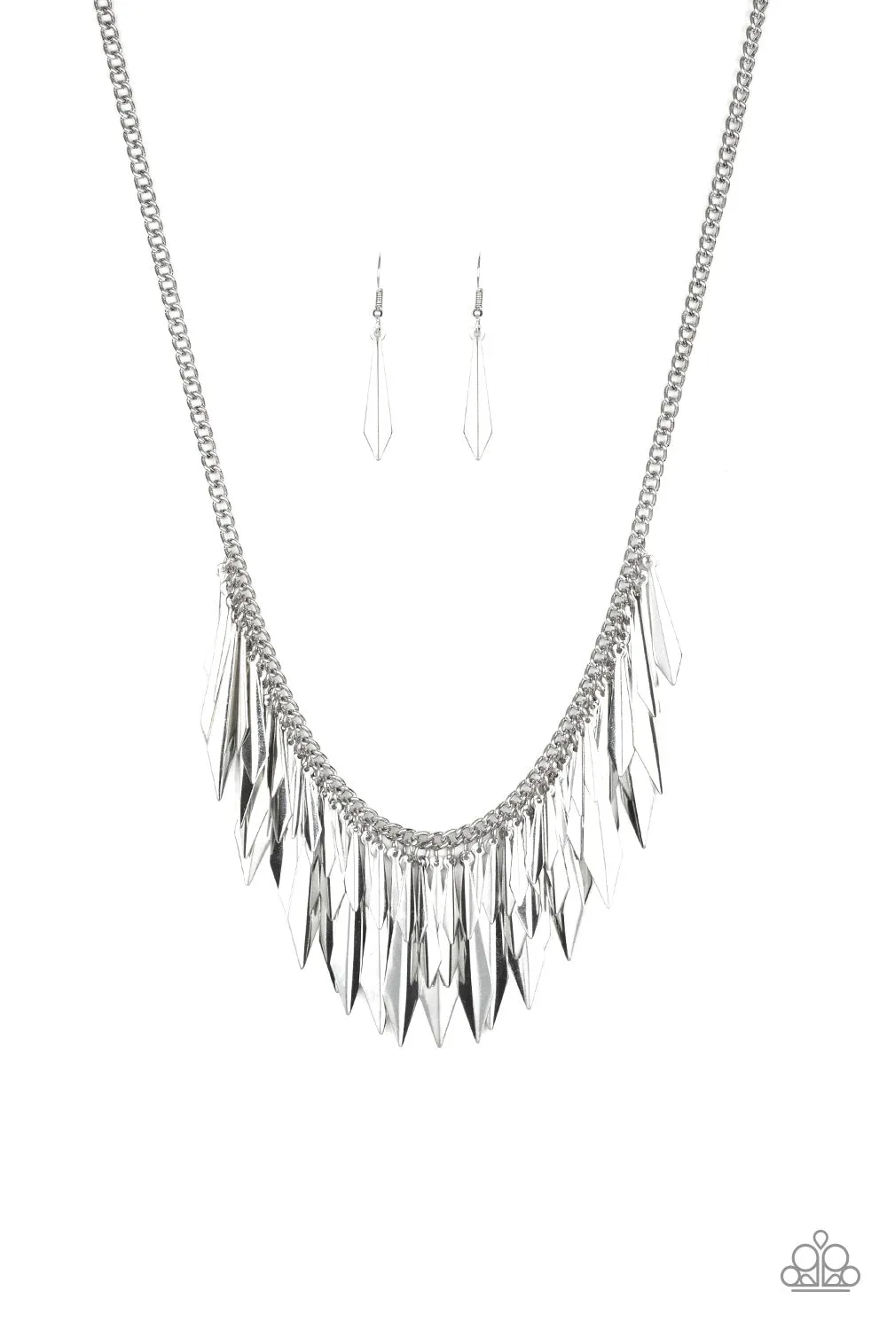 Paparazzi Accessories - The Thrill Seeker - Silver Necklace