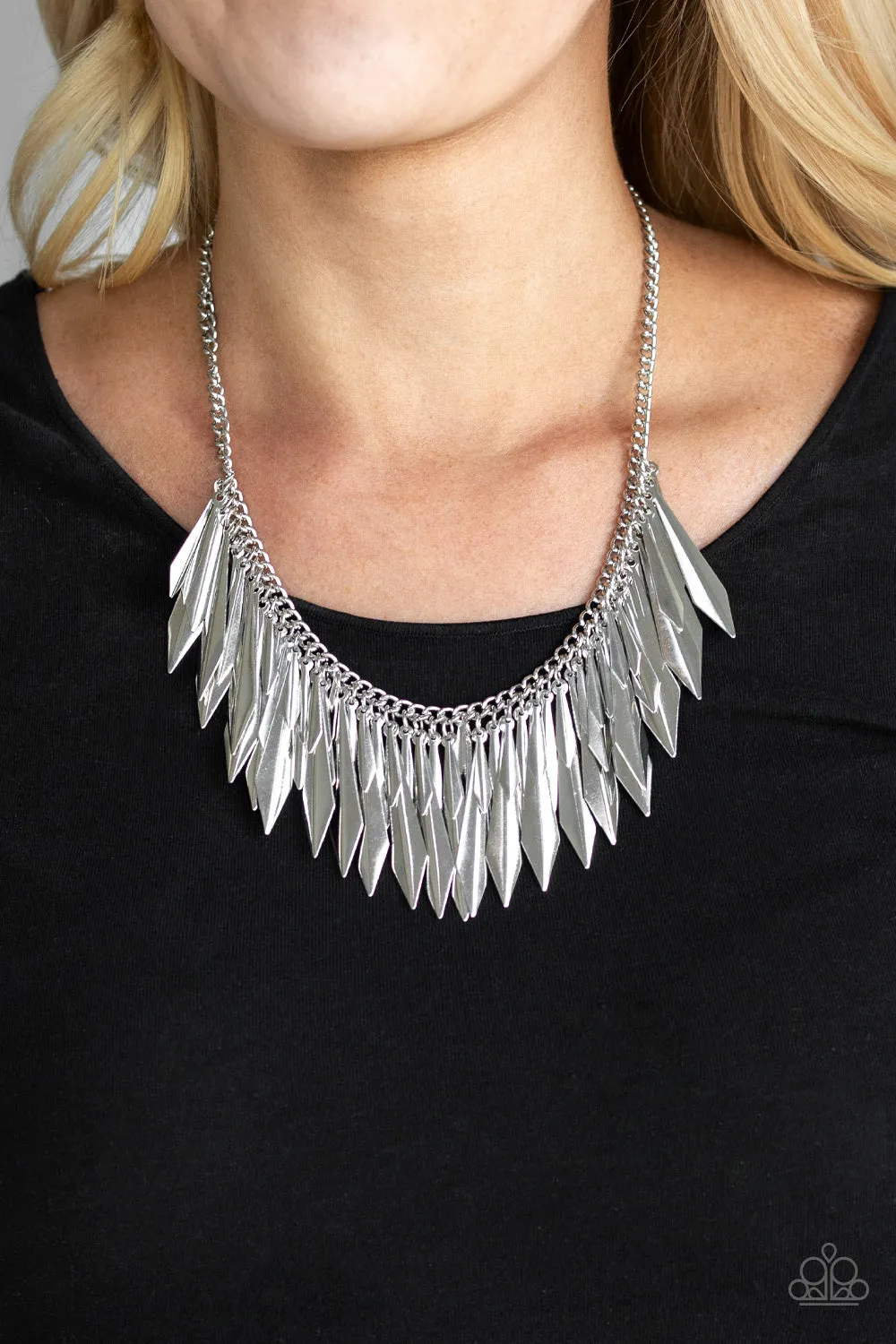 Paparazzi Accessories - The Thrill Seeker - Silver Necklace