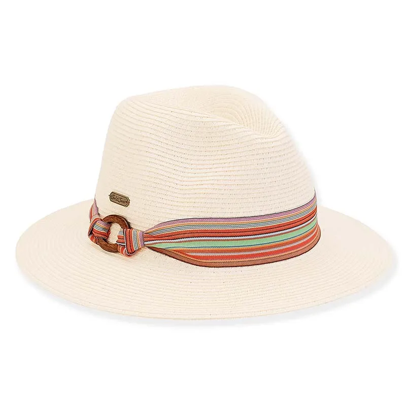 Paper Braid Fedora Hat