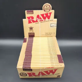 RAW Classic Rolling Papers - King Size Box