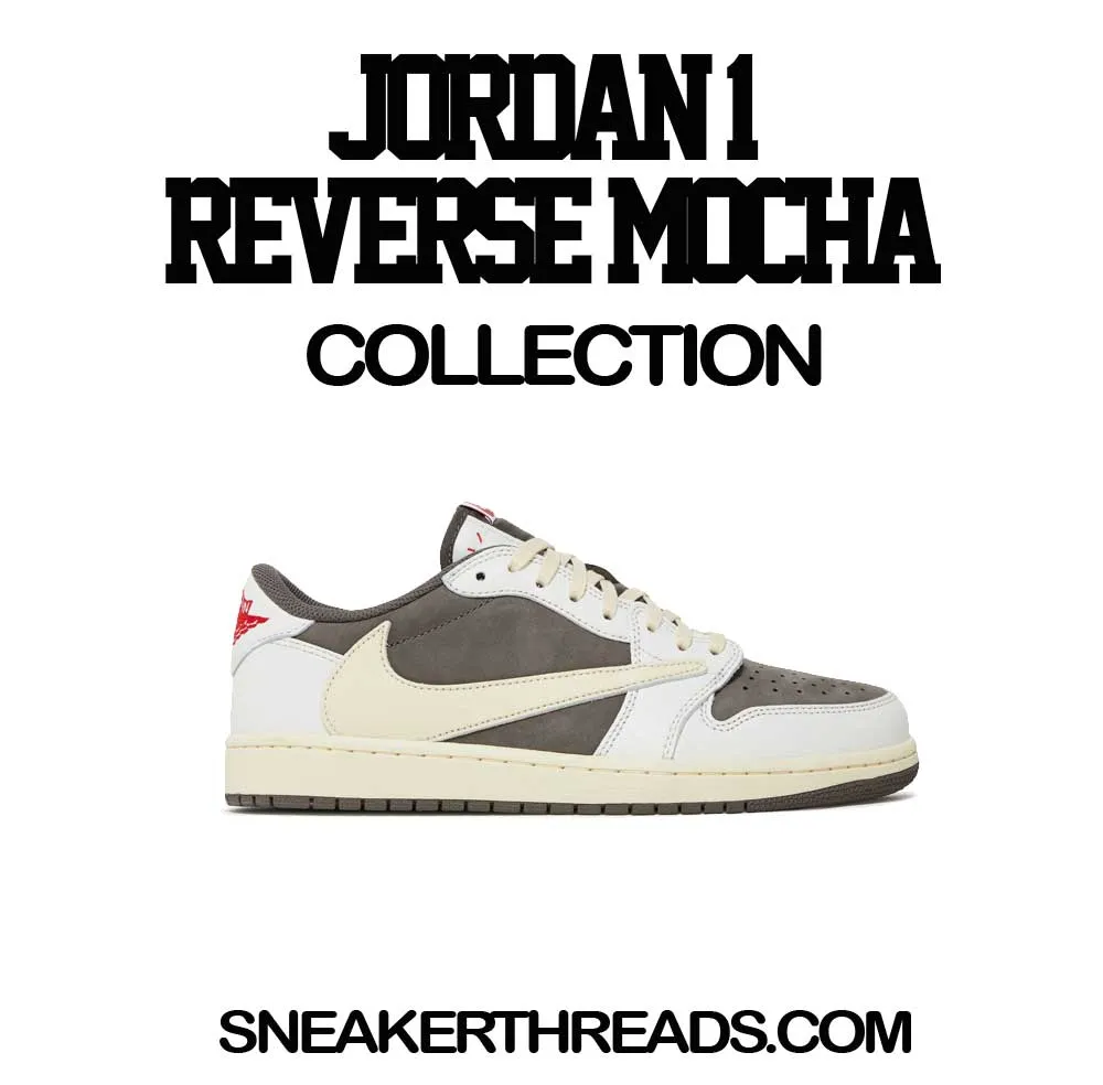 Retro 1 Reverse Mocha Scirbble Shirt