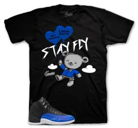 Retro 12 Hyper Royal Money Over Love Shirt